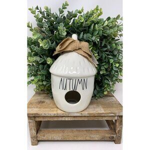 Rae Dunn Tiki Autumn White Birdhouse Artisan Collection by Magenta